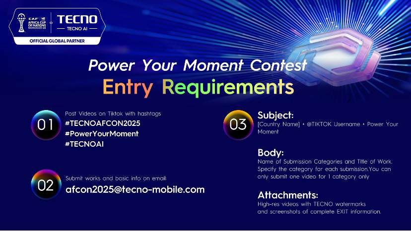 Power Your Moment AFCON TECNO
